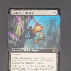 MTG - ​1x Stalactite Stalker - Lost Caverns of Ixalan - NM - Rare - Extended Art - Image 5