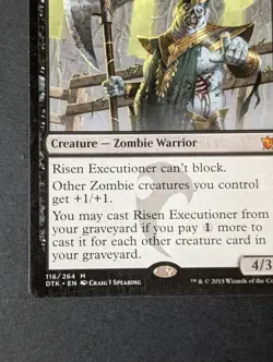 MTG - 1x Risen Executioner - Dragons of Tarkir - NM/LP Magic The Gathering 116 - Image 3