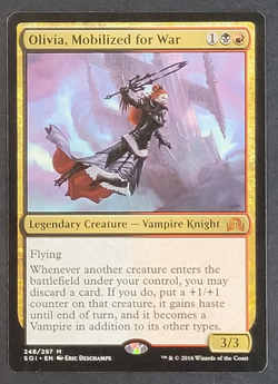 MTG - 1x Olivia Mobilized for War - Shadows Over Innistrad - NM/LP - Magic - 248 - Image 1