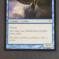 MTG - 1x Misthollow Griffin - Avacyn Restored - NM/LP - Mythic Blue - Magic #68 - Image 4