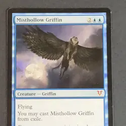 MTG - 1x Misthollow Griffin - Avacyn Restored - NM/LP - Mythic Blue - Magic #68 - Image 5
