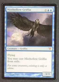 MTG - 1x Misthollow Griffin - Avacyn Restored - NM/LP - Mythic Blue - Magic #68 - Image 1