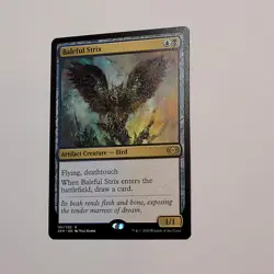 MTG - Baleful Strix - Double Masters - NM - Rare - Magic 2XM - 191/332 - Dimir - Image 4