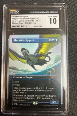MTG Murktide Regent RAINBOW FOIL SLD 1878 Low Pop Mitsushiro Arita CGC 10 🔥 - Image 1