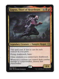MTG - NM - Zagras, Thief of Heartbeats - Zendikar Rising 241 - Image 1