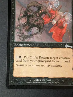MTG - 1x Phyrexian Reclamtion - Urza's Legacy - NM/LP - Vintage Uncommon Magic - Image 3