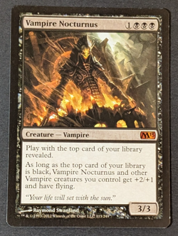 MTG - 1x Vampire Nocturnus - Core Set 2013 - LP - Magic The Gathering - #113 - Image 1