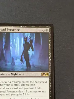 MTG - 1x Dread Presence - Core Set 220 - NM/LP - Magic The Gathering - #113 - Image 5