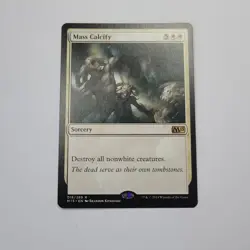 MTG - 1x Mass Calcify - Magic 2015 Core Set - NM Rare White Magic The Gathering - Image 4