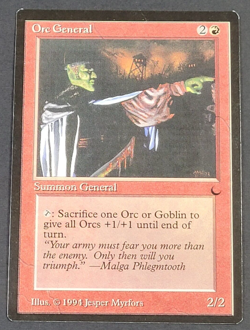 MTG - Orc General - The Dark - NM - Vintage - Magic The Gathering - SGC18 1994 - Image 1