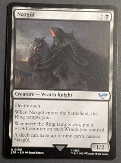 MTG -1x Nazgul 100 - NM Pack Fresh - Lord of the Rings: Tales of Middle Earth - Image 1