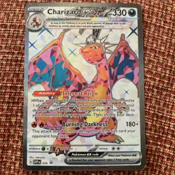 2023 POKEMON SVP EN-SV BLACK STAR PROMO #056 CHARIZARD EX. PK1 - Image 1