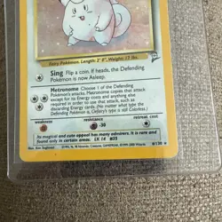 Pokemon TCG Clefairy Base Set 2 6/130 Unlimited Holo Rare NEAR MINT SWIRL - Image 3