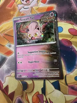 Pokemon Scream Tail Temporal Forces 077/162 Cosmos Holo Rare NM - Image 1