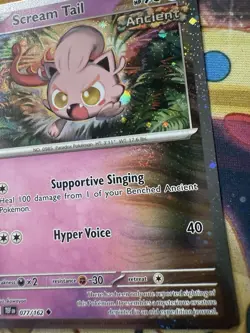 Pokemon Scream Tail Temporal Forces 077/162 Cosmos Holo Rare NM - Image 2