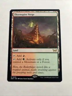 Thornspire Verge - Duskmourn: House of Horror MTG Plus Bonus Rare!!! - Image 1