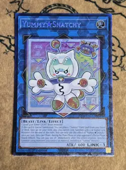Yugioh Yummy Snatchy JUSH-EN022 1st Edition Collector's Rare NM - Image 1