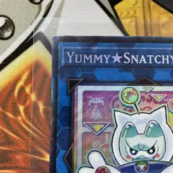 Yugioh Yummy Snatchy JUSH-EN022 1st Edition Collector's Rare NM - Image 2