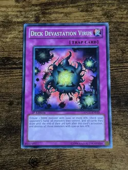 Deck Devastation Virus - SDGU-EN033 - Common - 1st Edition - YuGiOh - Image 1