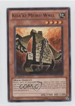 Koa'ki Meiru Wall 1st Ed. YuGiOh Starstrike Blast #STBL-EN087 2010 3o2 - Image 1