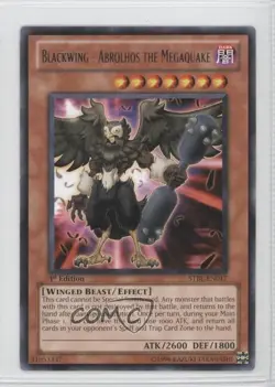 Blackwing - Abrolhos the Megaquake 1st Ed. YuGiOh Starstrike Blast 2010 3o2 - Image 1