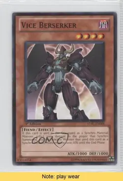 Vice Berserker 1st Ed. YuGiOh Starstrike Blast #STBL-EN008 2010 READ 0b5 - Image 1