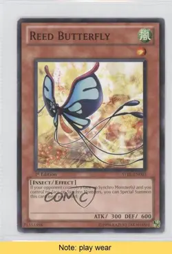 Reed Butterfly 1st Ed. YuGiOh Starstrike Blast #STBL-EN003 2010 READ 0b5 - Image 1