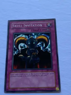 Yugioh - 1x Skull Invitation - PSV-056 - LP/NM - Rare - Pharaoh's Servant - 2003 - Image 3