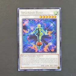 Yugioh TCG - Splendid Rose - LC5D-EN100 - NM - 1st Edition - Rare - Synchro 2014 - Image 2