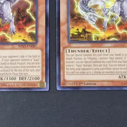 Yugioh - 2x Thunder King the Lightningstrike Kaiju - SHVI-EN087 - LP/NM 1st 2016 - Image 3