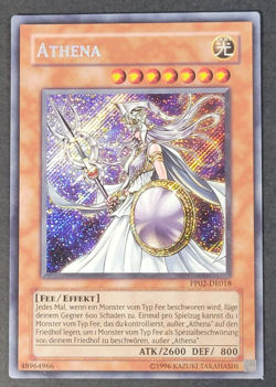 Yugioh TCG - Athena - PP02-DE018 (EN018) - LP - Secret Rare - German - Unl 2008 - Image 1