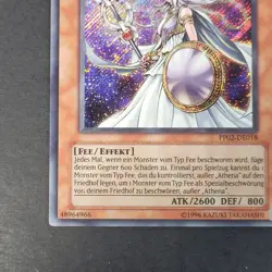 Yugioh TCG - Athena - PP02-DE018 (EN018) - LP - Secret Rare - German - Unl 2008 - Image 3