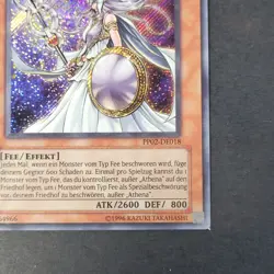 Yugioh TCG - Athena - PP02-DE018 (EN018) - LP - Secret Rare - German - Unl 2008 - Image 4