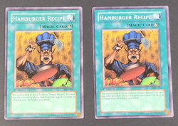 Yugioh TCG - 2x Hamburger Recipe - MRL-063 - 1st Edition - Vintage - Common 2002 - Image 1