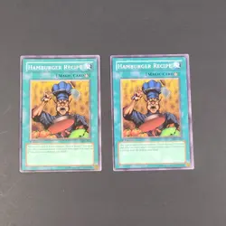 Yugioh TCG - 2x Hamburger Recipe - MRL-063 - 1st Edition - Vintage - Common 2002 - Image 3