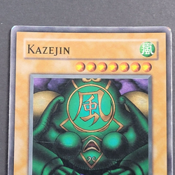 Yugioh - Kazejin - MRD-026 - Played (MP) - Unlimited - Vintage - Super Rare 2002 - Image 4
