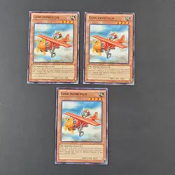Yugioh - 3x Goblindbergh - YS13-EN015 + SP13-EN005 - NM/LP 1st - Monster - 2013 - Image 2