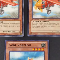 Yugioh - 3x Goblindbergh - YS13-EN015 + SP13-EN005 - NM/LP 1st - Monster - 2013 - Image 3