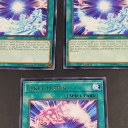 Yugioh - 3x Cynet Fusion - SOFU-EN050 - 1st Edition - NM/LP - Rare - Spell, 2018 - Image 3