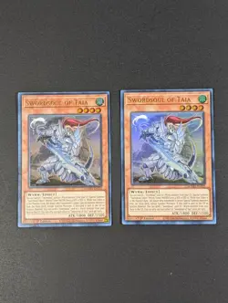 Yugioh TCG - 2x Swordsoul of Taia - MAMA-EN035 - 1st Edition Ultra Rare - 2022 - Image 3