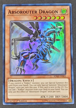 Yugioh TCG - 1x Absorouter Dragon - SDRR-EN005 - 1st Ed. - NM - Super Rare 2019 - Image 1
