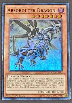 Yugioh TCG - Absorouter Dragon - SDRR-EN005- LP- 1st Edition - Super Rare - 2019 - Image 1