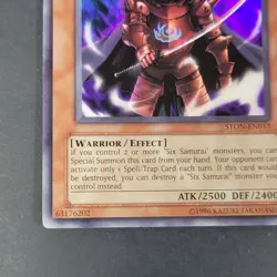 Yugioh TCG -1x Great Shogun Shien - STON-EN013 - NM/LP - Unlimited Edition 2007 - Image 4
