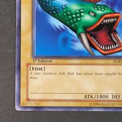 Yugioh TCG - 2x 7 Colored Fish - SD4-EN002 - LP/MP, 1st Edition - Common - 2006 - Image 3