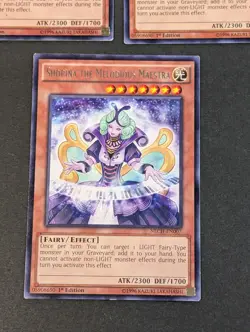 Yugioh TCG - 3x Shopina the Melodious Maestra - NECH-EN007 - NM/LP - 1st Edition - Image 4