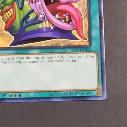 Yugioh TCG - 1x Pot of Desires - SR08-EN034 - NM - 1st Ed - Common - Spell, 2019 - Image 4