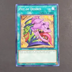 Yugioh TCG - 1x Pot of Desires - SR08-EN034 - NM - 1st Ed - Common - Spell, 2019 - Image 2