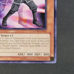 Yugioh TCG - 3x Doppelwarrior - STOR-EN002 - NM/LP - Rare - 1st Ed, Warrior 2011 - Image 4