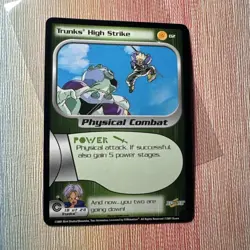 Trunks High Strike - Dragon Ball Z DBZ CCG Score Card #82 - Image 1