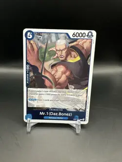 Mr.1 (Daz.Bonez) EB01-027 R - One Piece Card Game - Memorial Collection English - Image 1